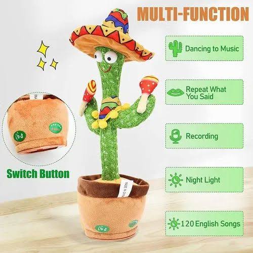 Dancing Cactus Talking Cactus Baby Toys